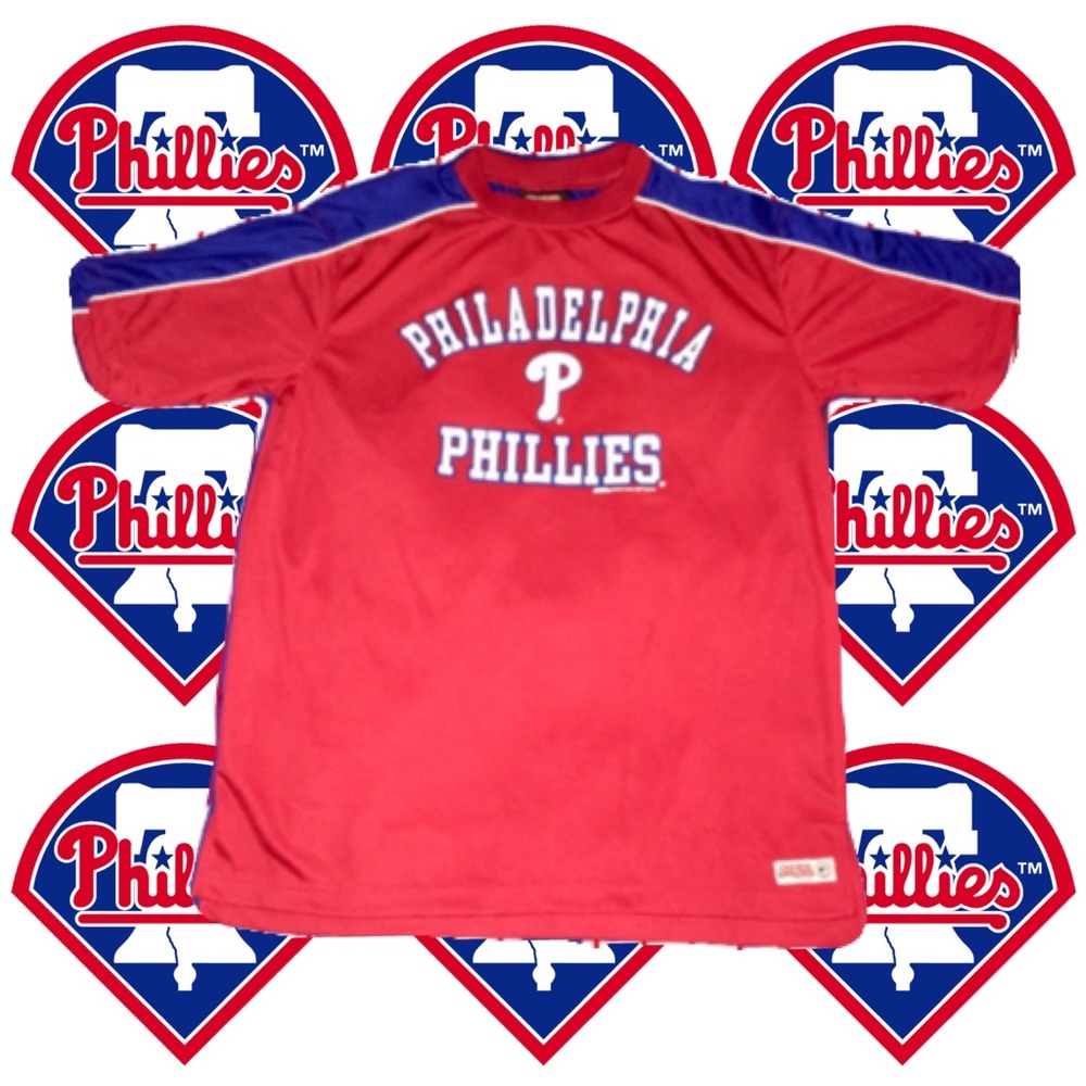 PHILADELPHIA PHILLIES Men’s Medium Red/Blue TShirt